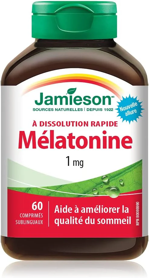 Melatonin 1 mg (Fast Dissolving) by Jamieson™ – Sleep Support | 60 Tablets - Image 3