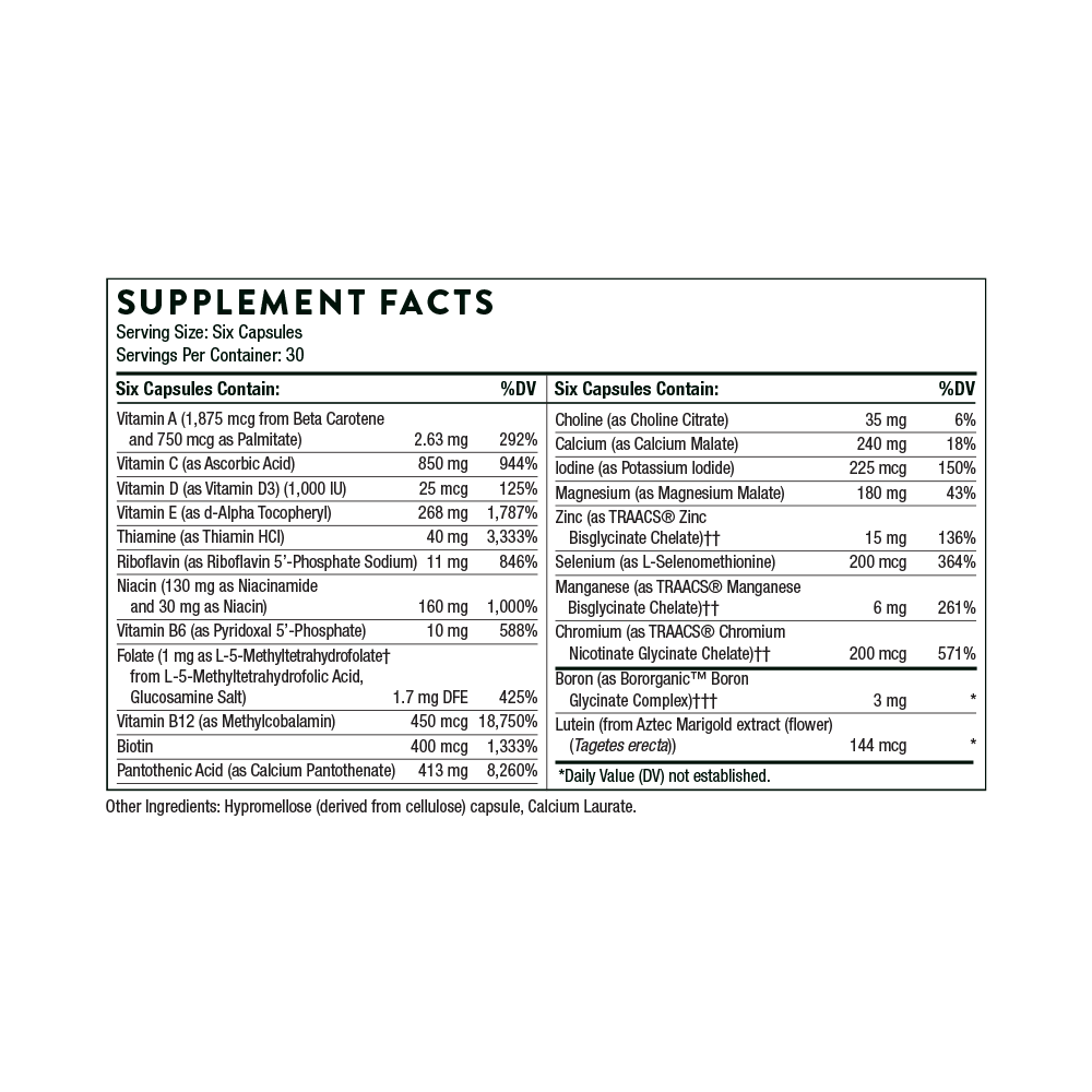 Men’s Multi 50+ by Thorne® – Daily Multivitamin for Men | 180 Capsules - Image 8