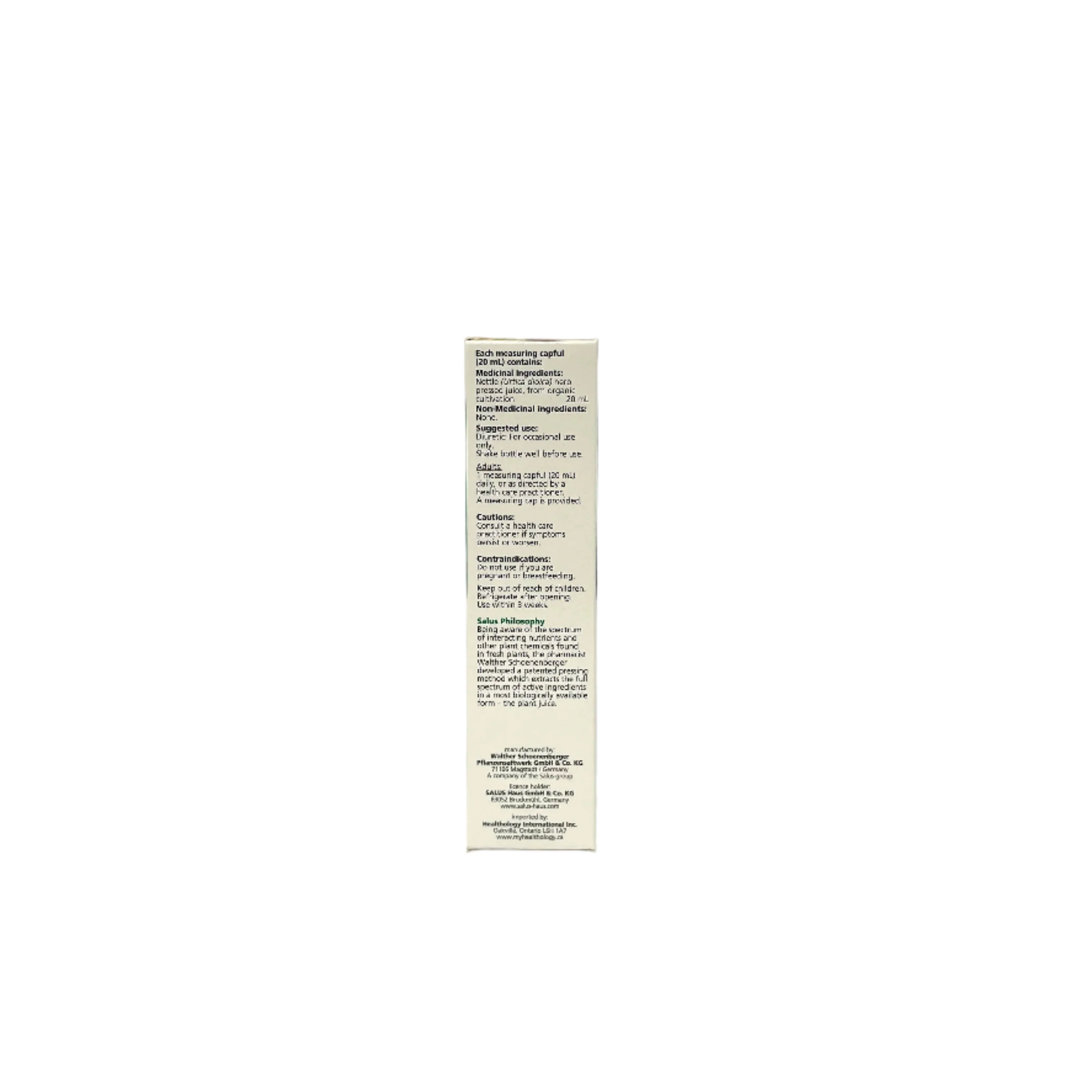 Nettle Plant Juice | Salus | 200 mL - Image 2