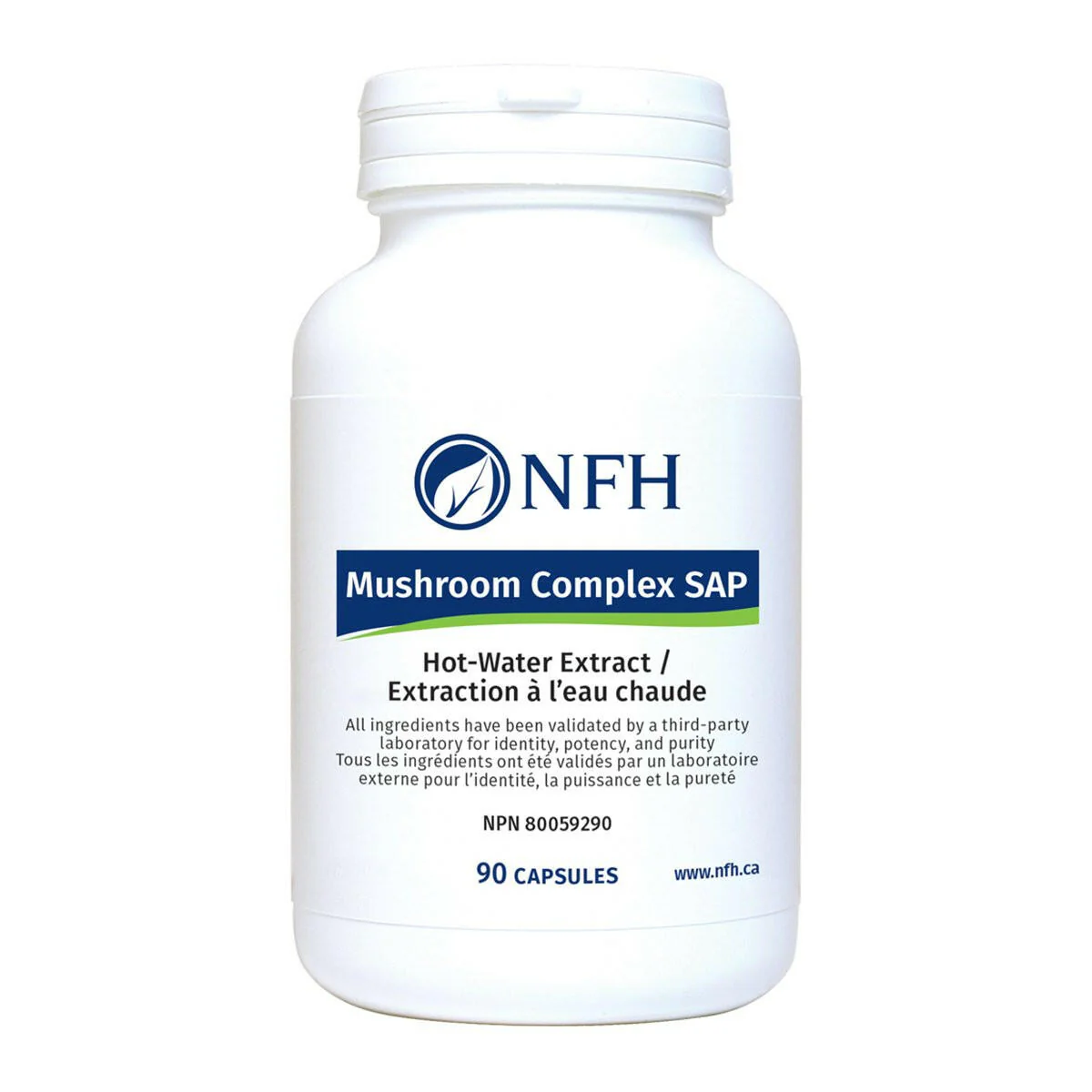 Mushroom Complex SAP by NFH® – Immune & Stress Support | 90 Capsules