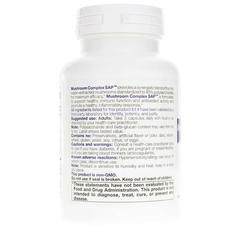 Mushroom Complex SAP by NFH® – Immune & Stress Support | 90 Capsules - Image 4