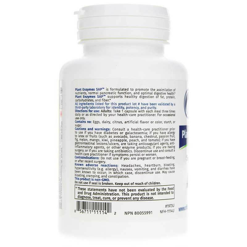 Plant Enzymes SAP | NFH | 90 capsules - Image 3