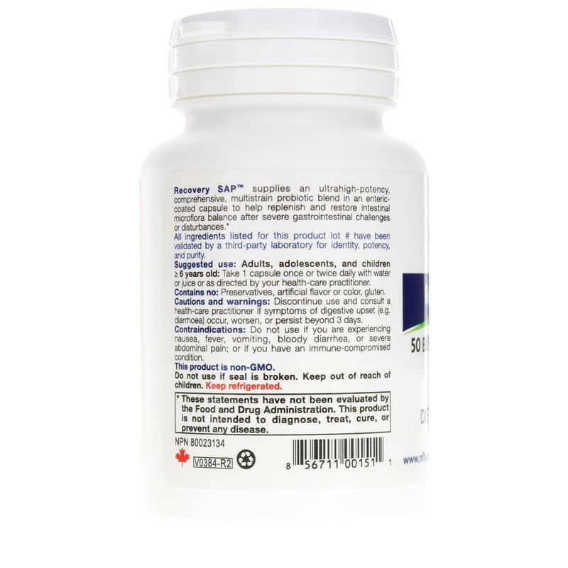 Recovery SAP by NFH® – Intensive Probiotic Recovery Support | 30 or 60 Capsules - Image 3