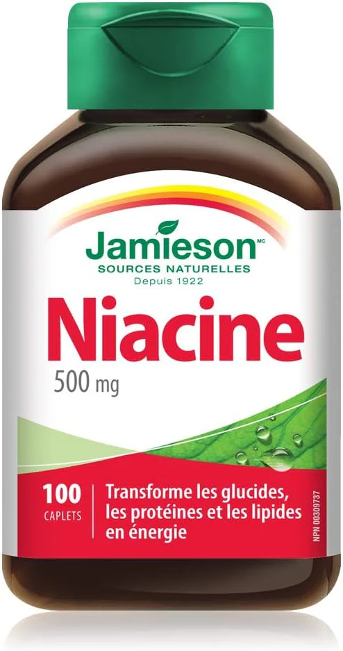 Niacin 500mg  | Jamieson™ | 100 Caplets - Image 4
