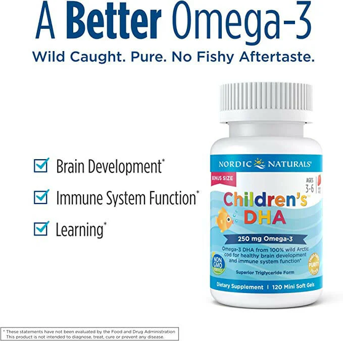 Children’s DHA Strawberry by Nordic Naturals® – Brain, Eye & Nervous System Support | 90 or 180 Chewable Softgels - Image 4