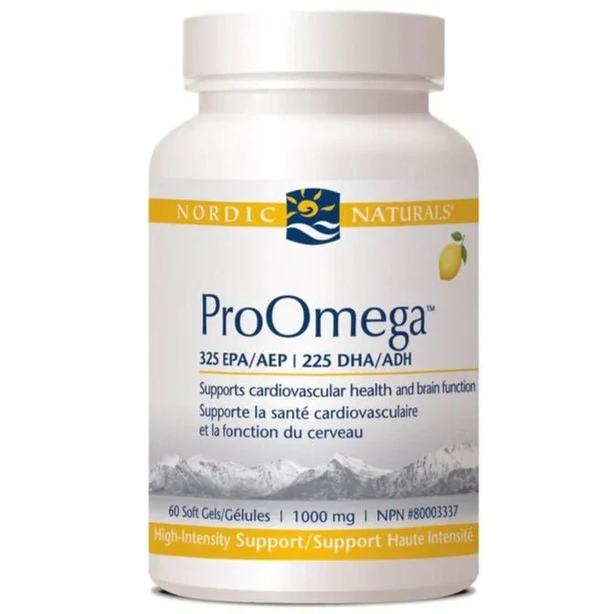 ProOmega™ by Nordic Naturals® – High-Concentration Omega-3 Support | 60 Softgels