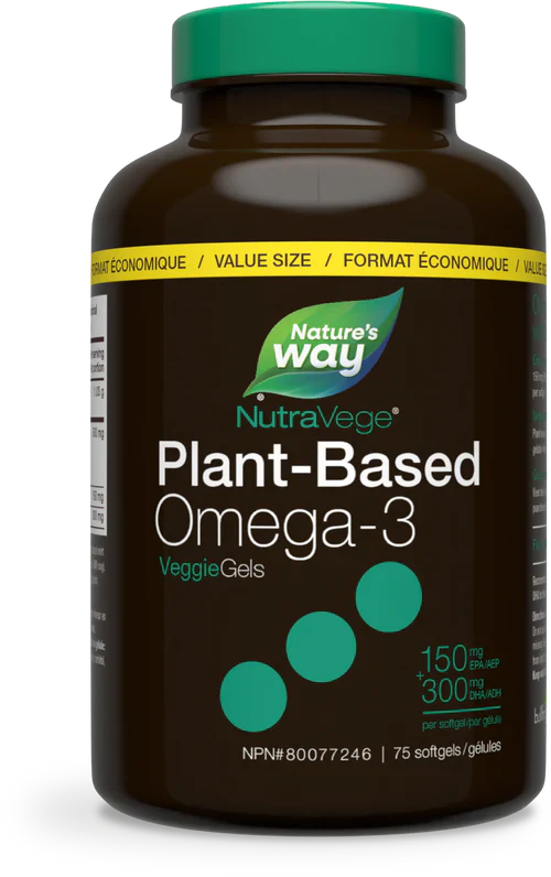 Plant-Based Omega-3 Liquid Gels by NutraVege™ – Vegan EPA & DHA Support | 30 or 75 Softgels - Image 7