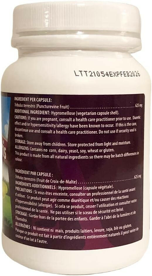 Tribulus Terrestris | Omega Alpha® | 120 Vegetable Capsules - Image 3