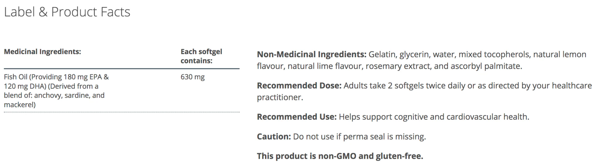 OmegaGenics EPA-DHA 300 | Metagenics® | 270 Softgels - Image 7
