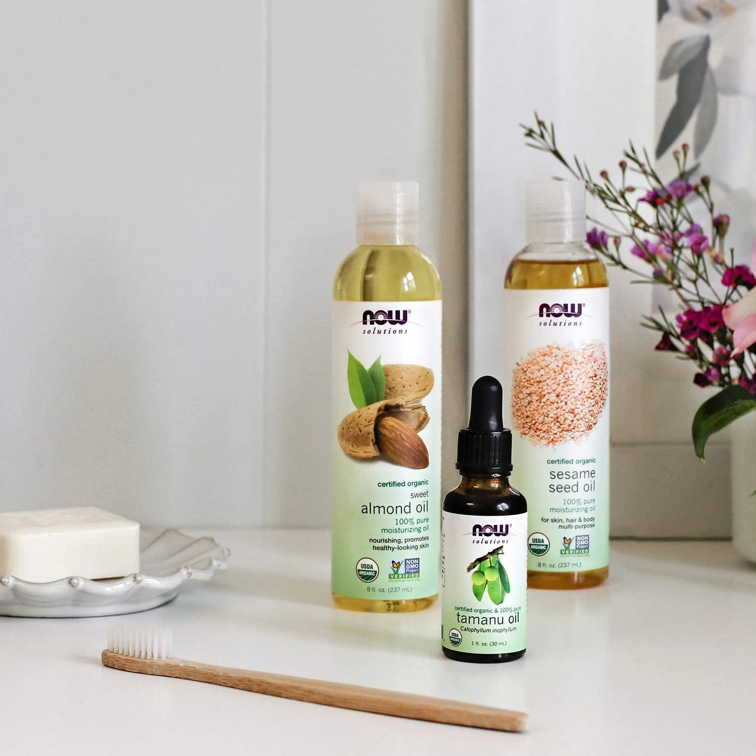 Organic Sweet Almond Oil, ECO2 | NOW® | 237 mL - Image 7