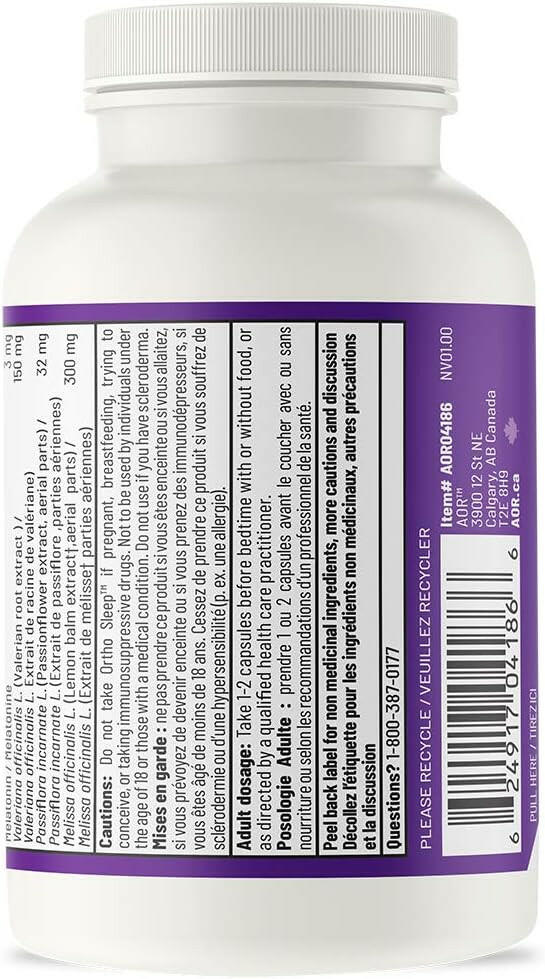 Ortho Sleep™  | AOR™ | 60 or 120 Capsules - Image 3