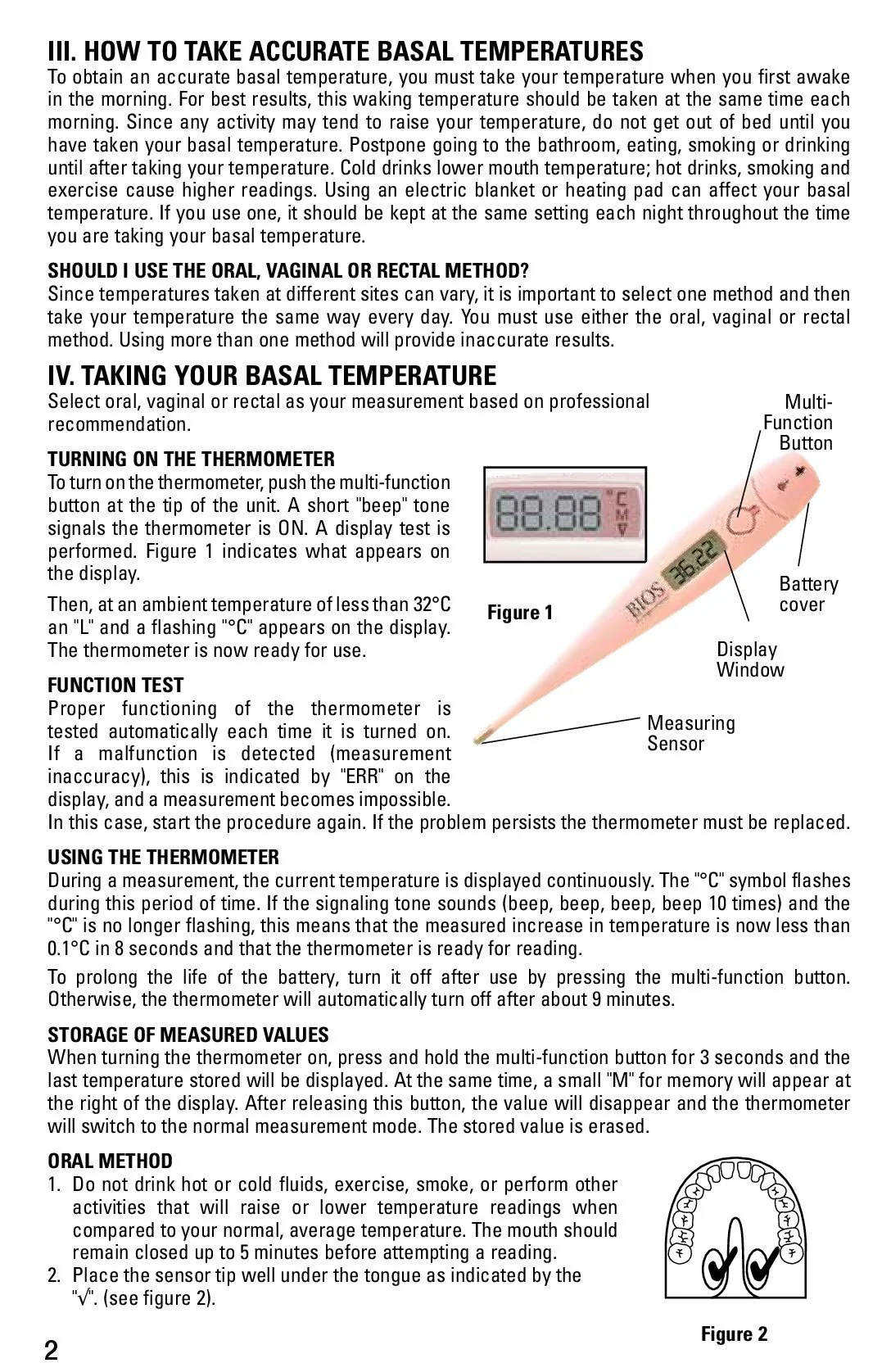 Ovulation Thermometer | BIOS Medical | One Count - Image 4
