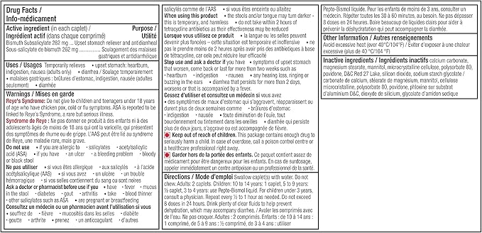 Pepto Original Caplets by Pepto Bismol® – Upset Stomach & Diarrhea Relief | 24 Caplets - Image 5