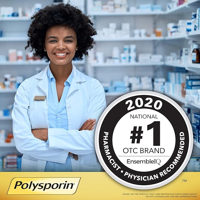 Plus Pain Relief Cream by Polysporin® – Antibiotic Ointment with Lidocaine | 15 g or 30 g Tubes - Image 6