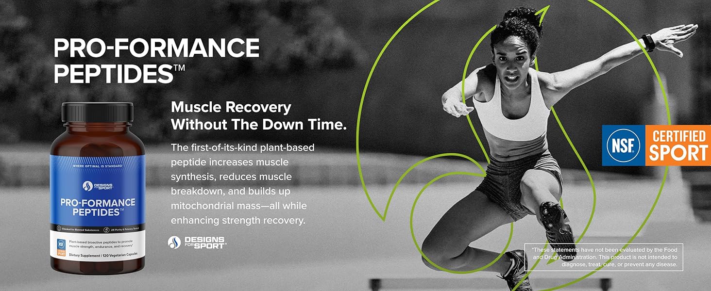 Pro-Formance Peptides™ | Designs for Sport® | 120 Capsules - Image 8
