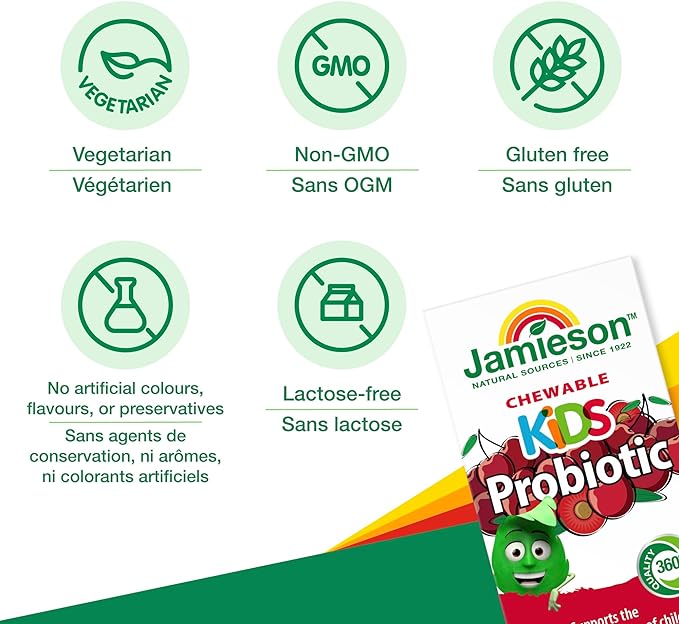 Kids Probiotic | Jamieson™ | 60 Chewable Tablets - Image 4