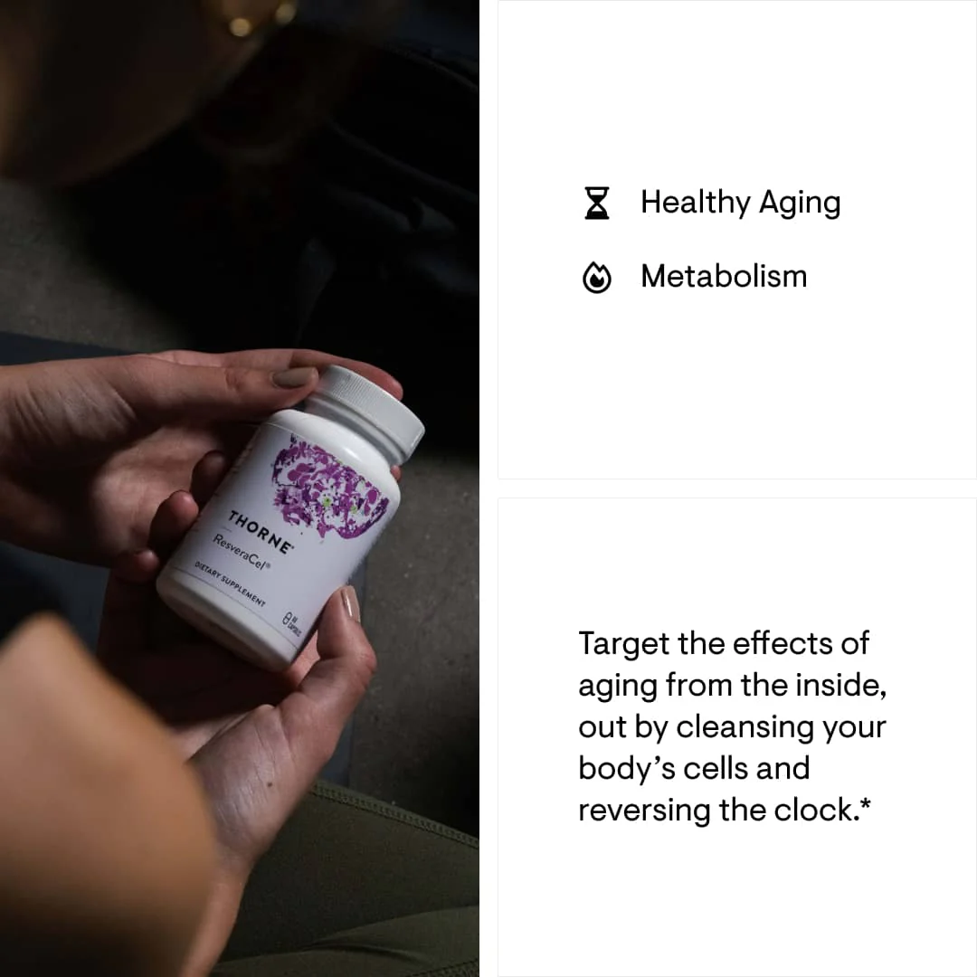 ResveraCel® by Thorne® – NAD+ & Healthy Aging Support | 60 Capsules - Image 5