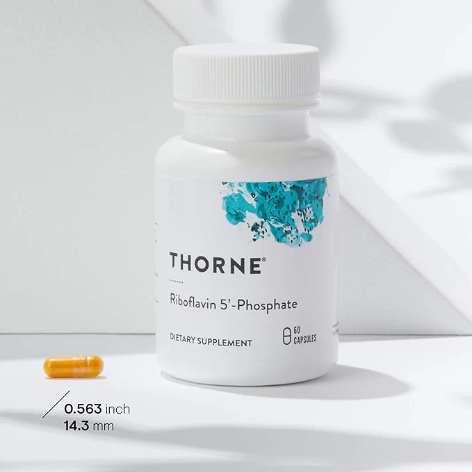 Riboflavin 5’-Phosphate by Thorne® – Active Vitamin B2 Support | 60 Capsules - Image 6