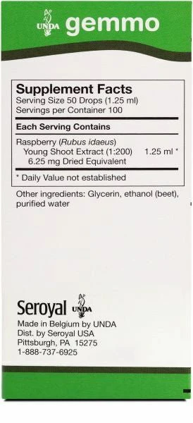 Rubus Idaeus | UNDA Gemmo | 125 mL (4.2 fl oz) Liquid - Image 4