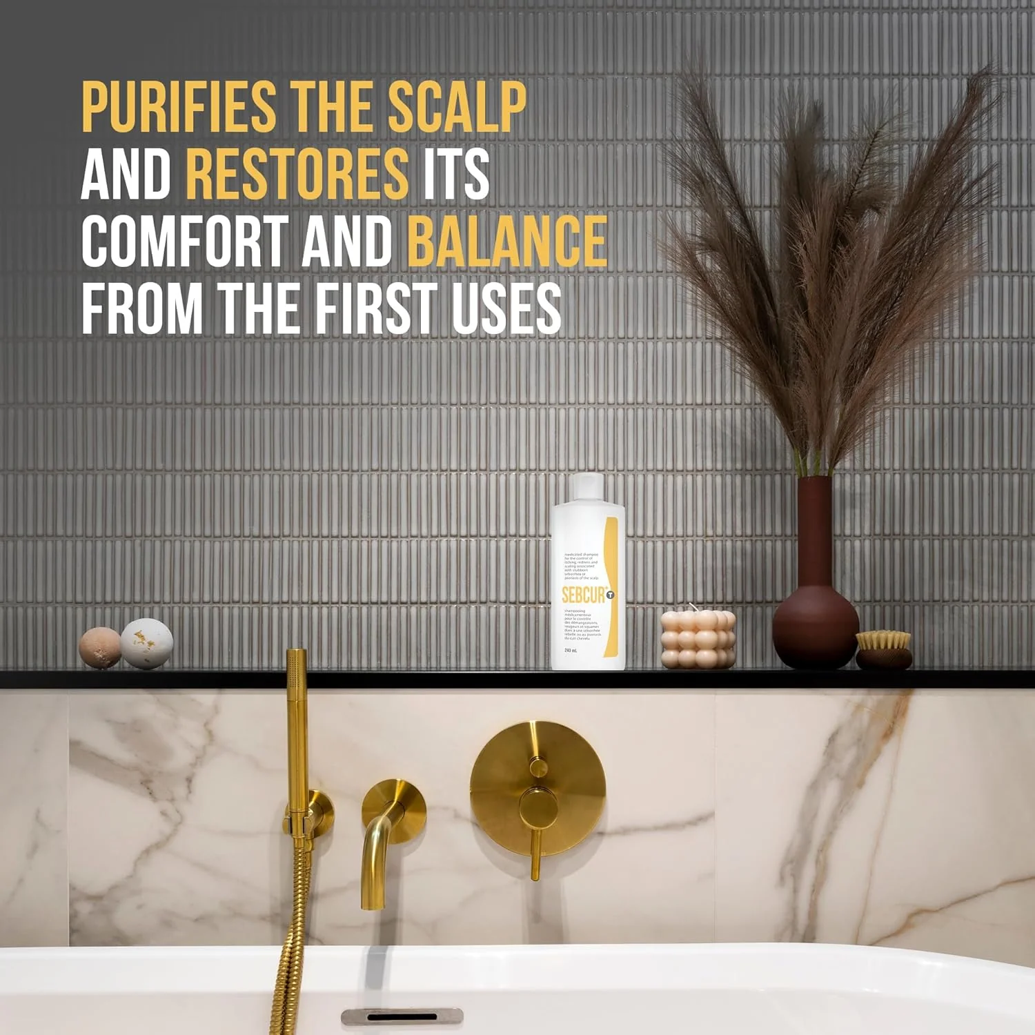 Medicated Shampoo by Sebcur-T® – Therapeutic Scalp & Dandruff Care | 120 mL or 240 mL - Image 9