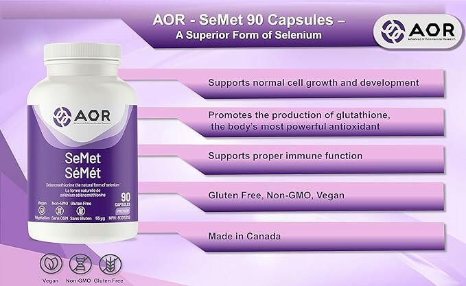 SeMet | AOR™ | 90 Capsules - Image 4