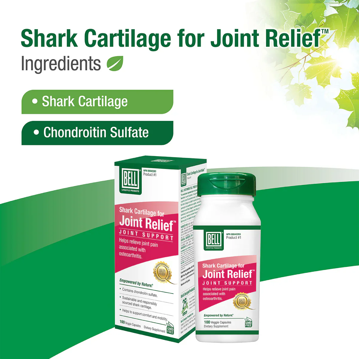 Shark Cartilage Joint Relief™ by Bell® – Osteoarthritis Joint Support | 100 or 200 Capsules - Image 6