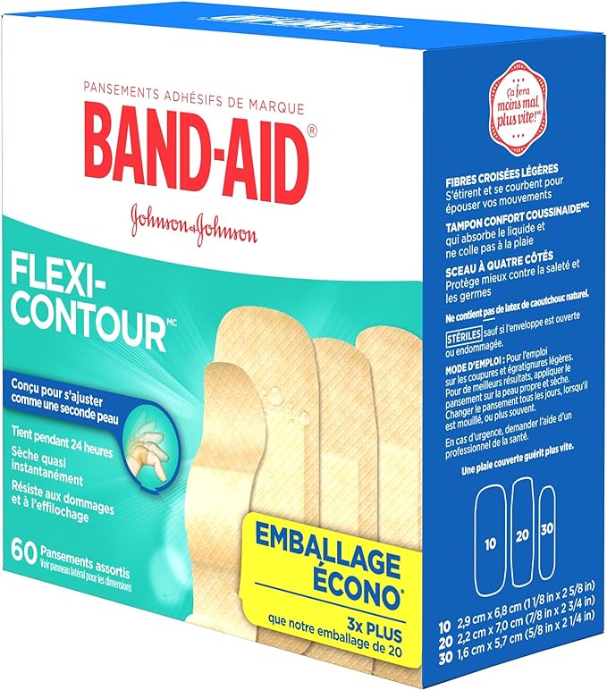 Skin-Flex® Bandages Value Pack (Assorted Sizes) | Band-Aid® | 60 Count - Image 2