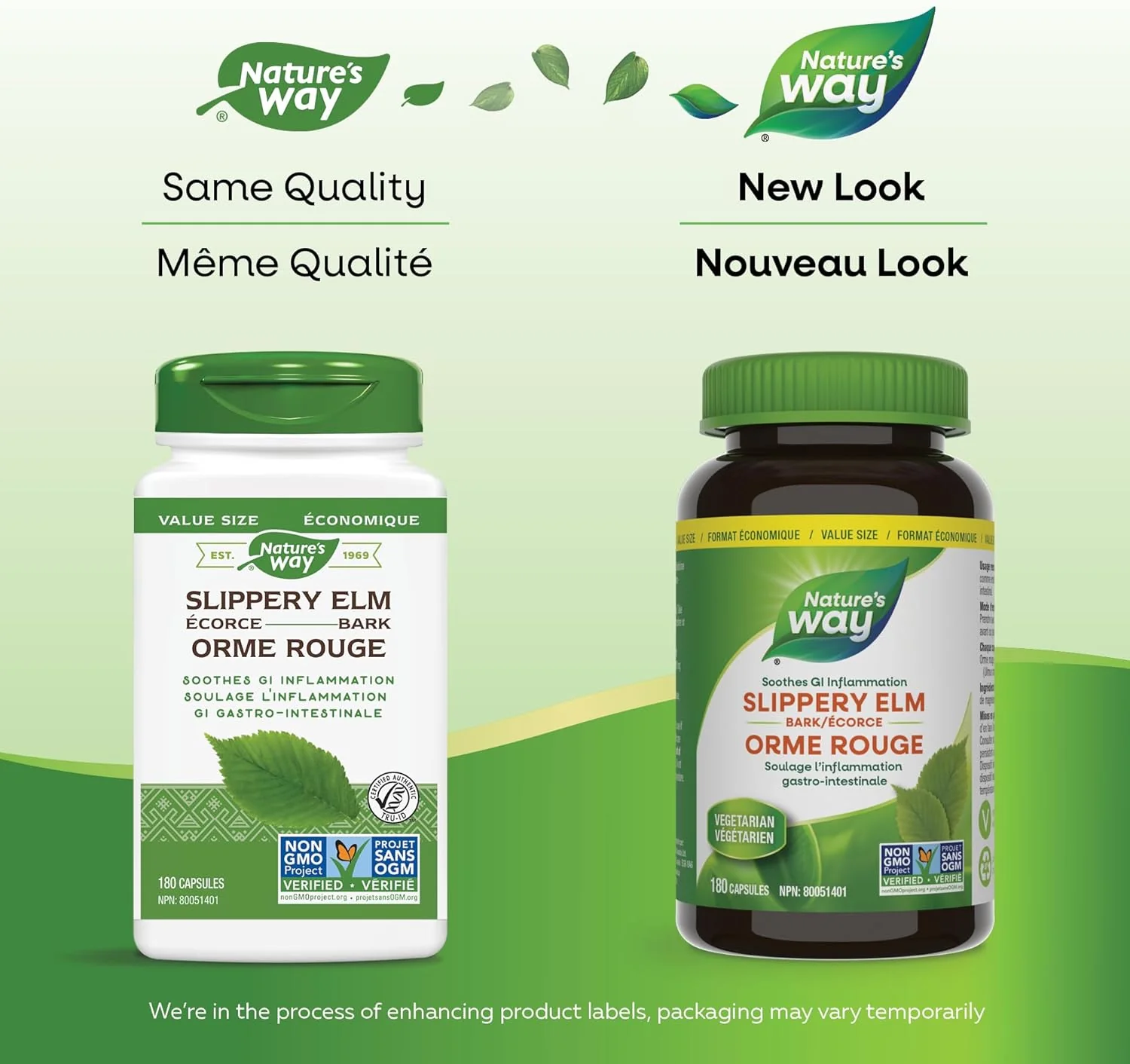 Slippery Elm | Nature's Way® | 100 or 180 Capsules - Image 4