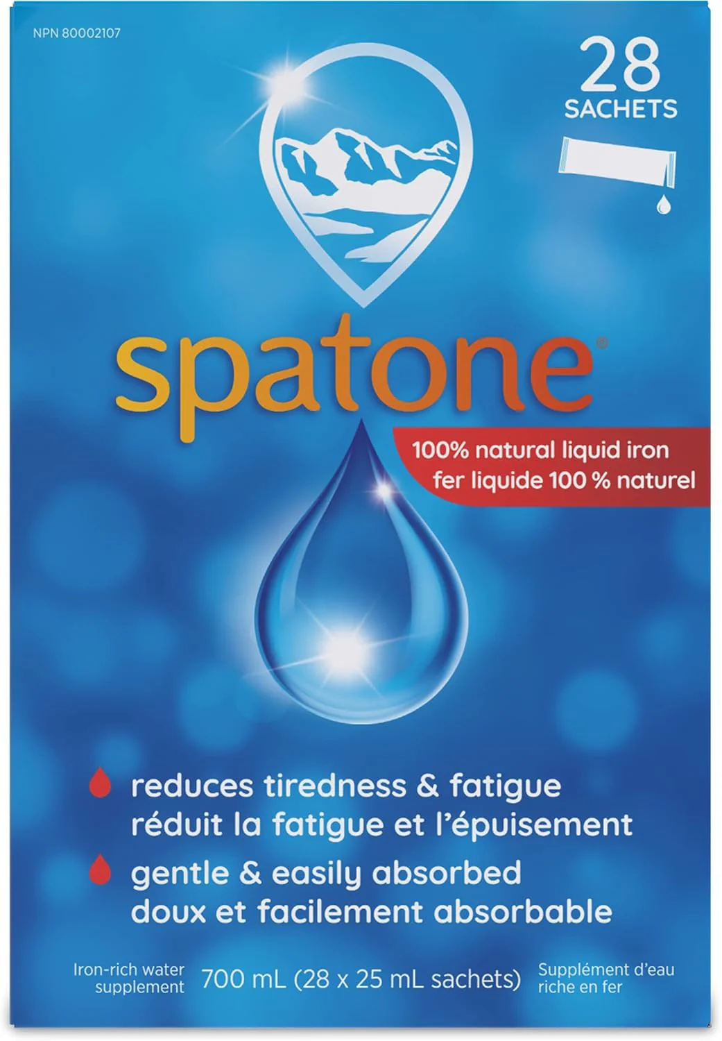 Liquid Iron | Spatone® |  Pack of 1 (28 Sachets) - Image 2