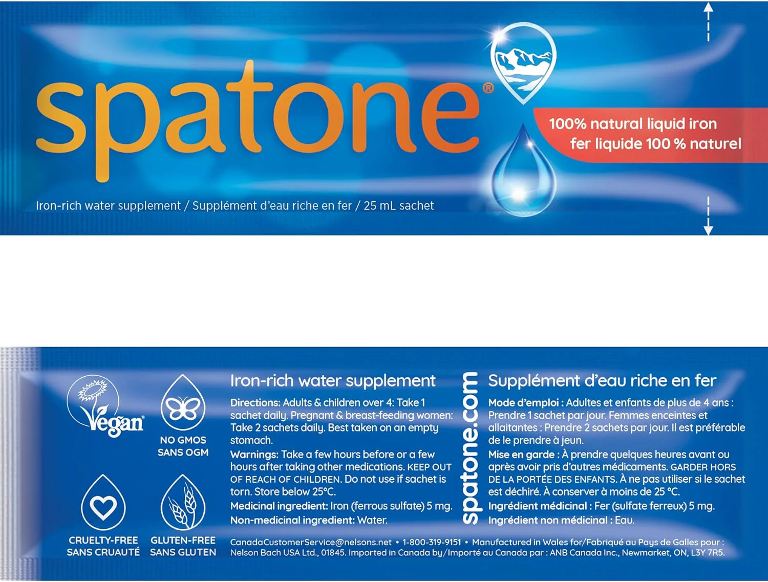 Liquid Iron | Spatone® |  Pack of 1 (28 Sachets) - Image 6