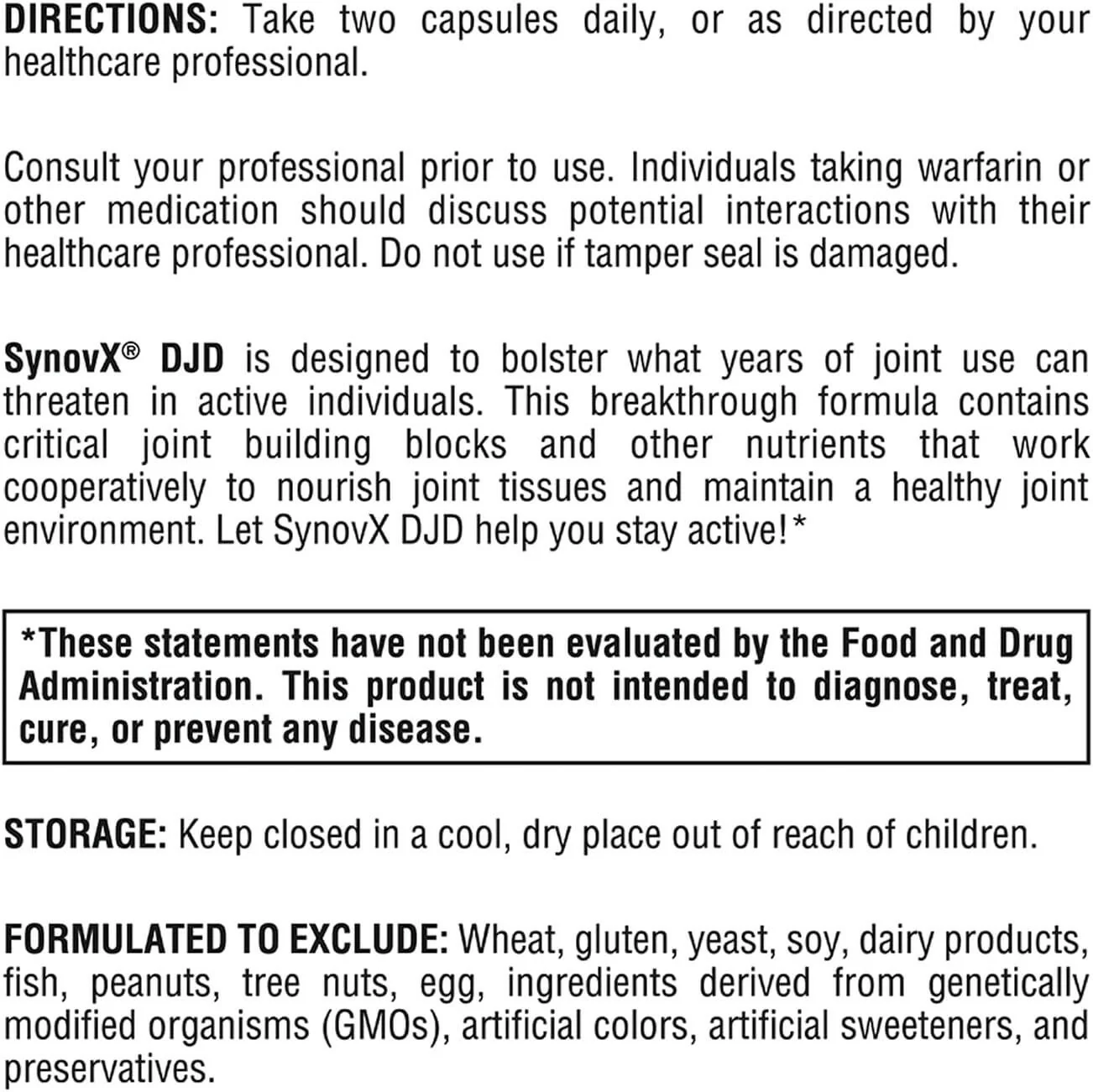 SynovX® DJD | Xymogen® | 120 Capsules - Image 3