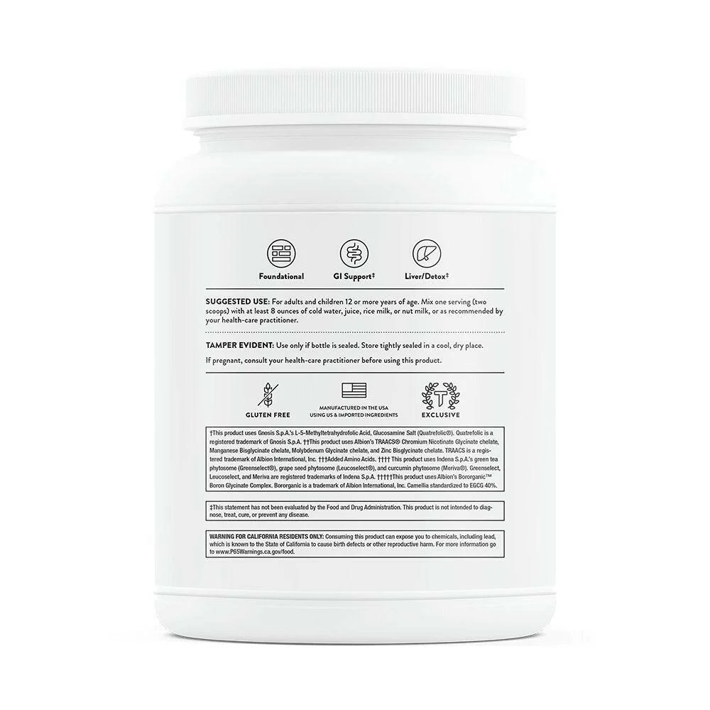 MediClear Plus® by Thorne® – Rice &amp; Pea Protein Detox Support | 773 g (27.2 oz) - Image 3