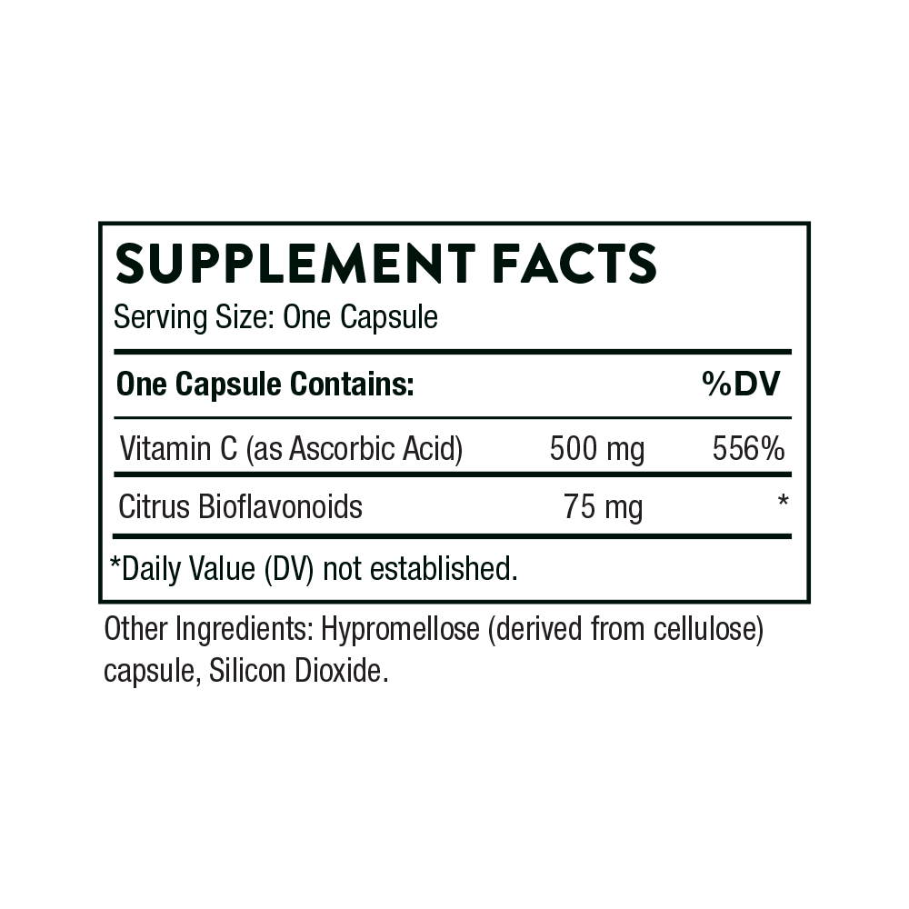 Vitamin C with Flavonoids by Thorne® – Immune, Antioxidant & Collagen Support | 90 Capsules - Image 10