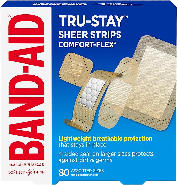 Tru-Stay™ Sheer Strips Comfort-Flex® Bandages | Band-Aid® | 60 or 80 Count - Image 4