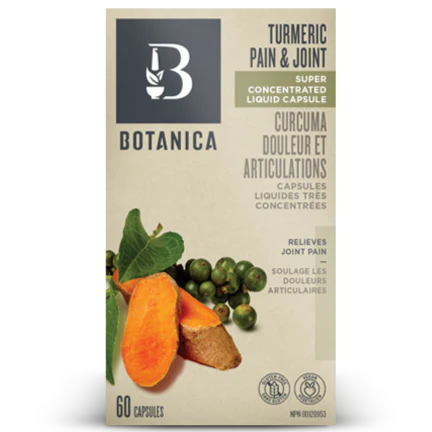 Turmeric Pain & Joint  | Botanica | 60 or 120 Liquid Capsules - Image 2