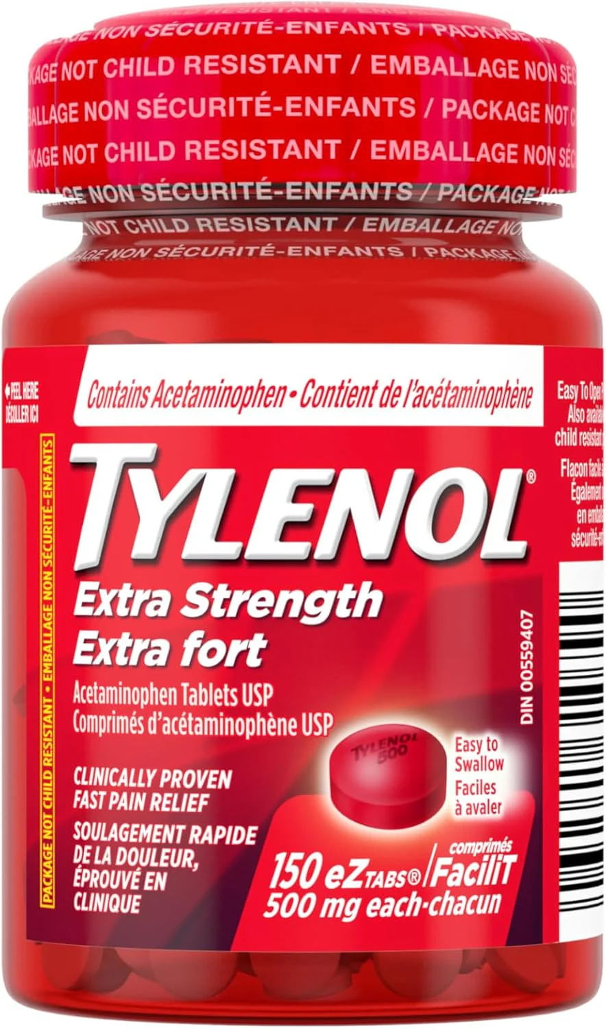 Extra Strength Caplets | TYLENOL® | 50 or 100 or 150 Caplets - Image 4