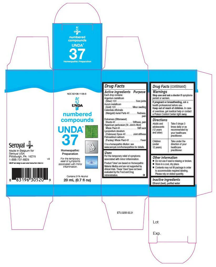 Unda 37 by UNDA® Numbered Compounds – Homeopathic Inflammation Support | 20 mL - Image 8