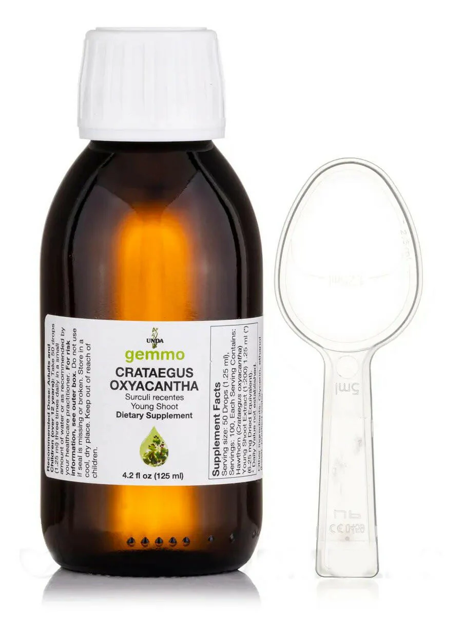 Crataegus oxyacantha by UNDA Gemmo – Cardiovascular Support | 125 mL - Image 3