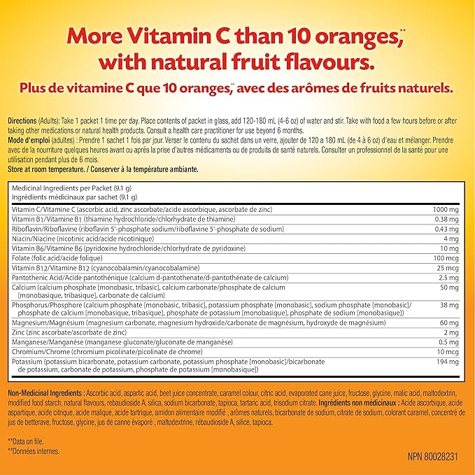 Raspberry | Emergen-C® | 30 Sachets - Image 3