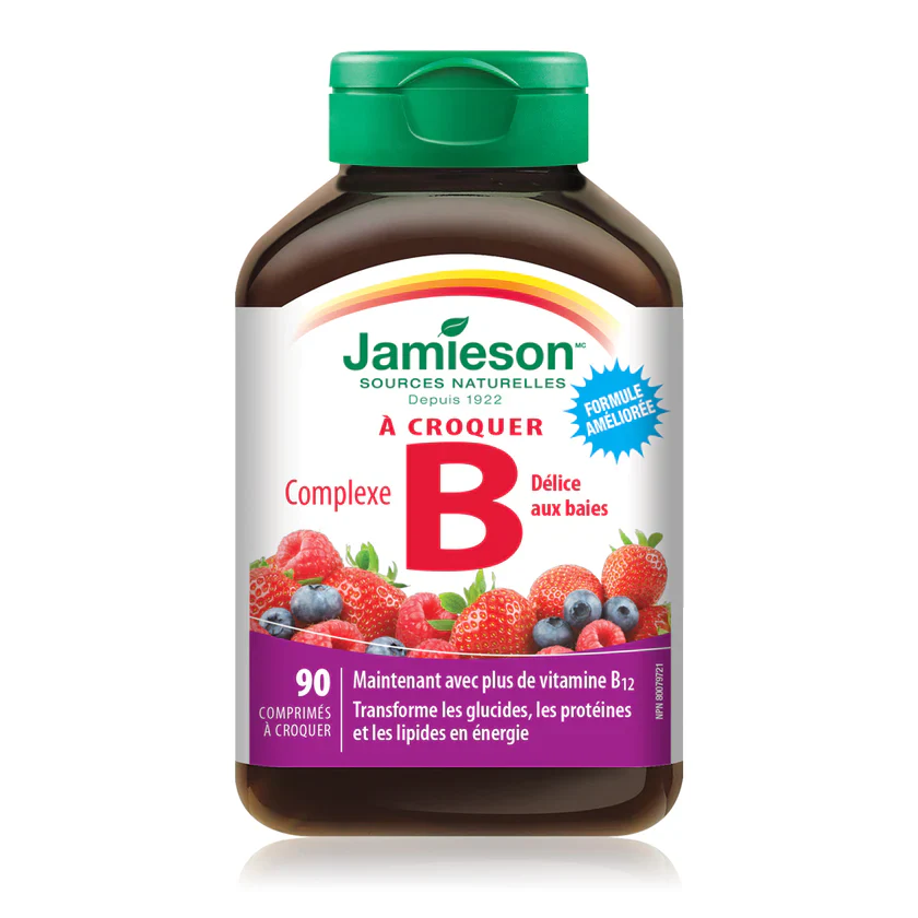 Vitamin B Complex | Jamieson™ | 90 Chewable Tablets - Image 3