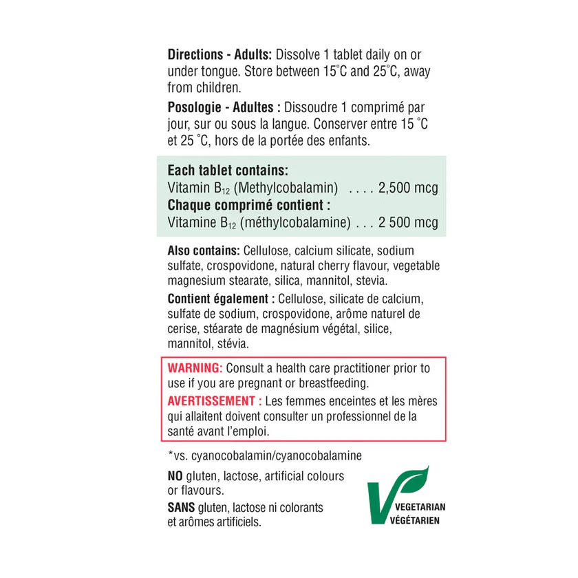 Vitamin B12 Fast-Dissolving | Jamieson™ | Various Sizes - Image 8