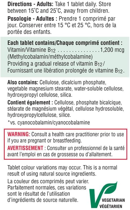 Vitamin B12 (Timed Release) | Jamieson™ | 80 Tablets - Image 5