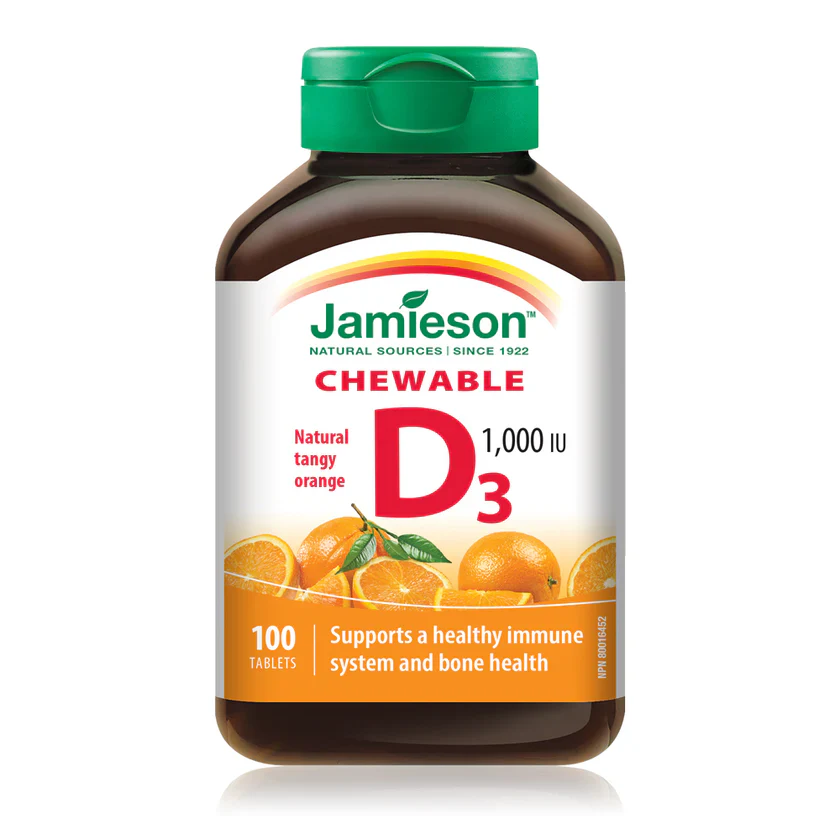 Vitamin D3 Chewables | Jamieson™ | 100 Tablets - Image 3